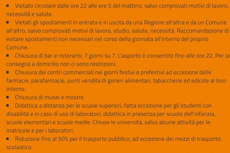 EMILIA ROMAGNA ARANCIONE EMILIA ROMAGNA ARANCIONE