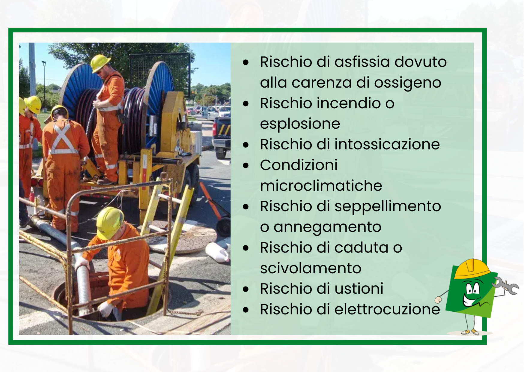 i pericoli che si possono trovare negli ambienti e negli spazi confinati 