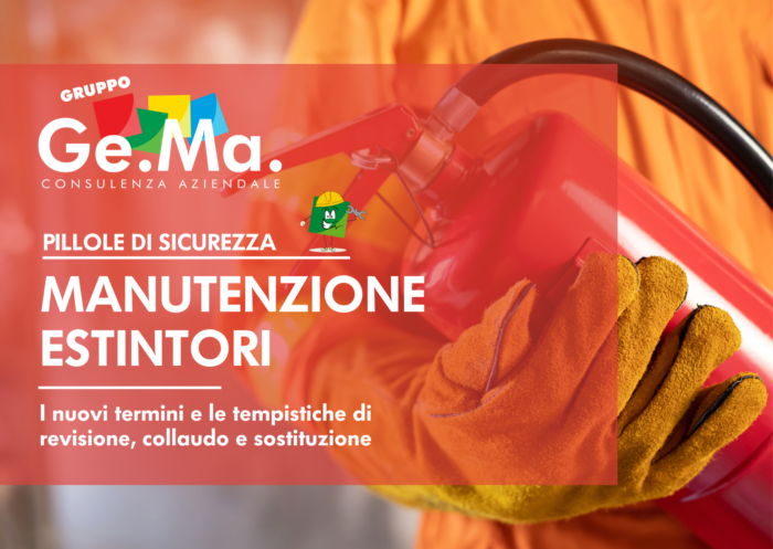 Nuova normativa estintori per la revisione, collaudo e sostituzione