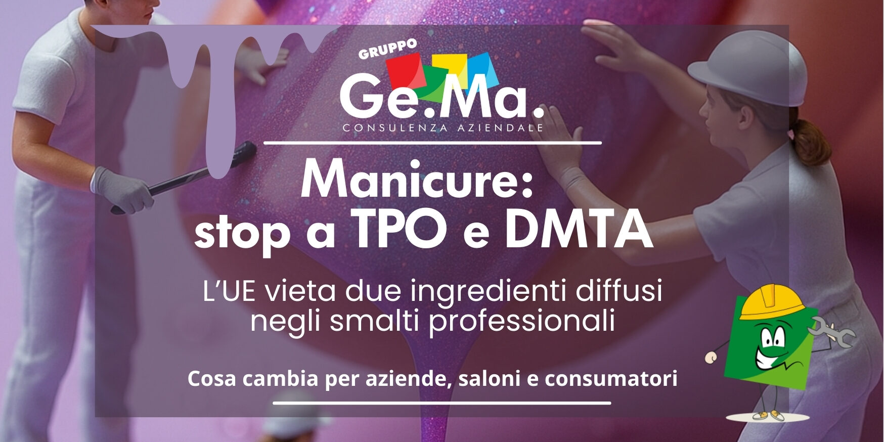 Unione Europea TPO DMTA smalti Manicure stop a TPO e DMTA: dal 1° settembre 2025 l’UE vieta i due ingredienti chimici usati negli smalti semipermanenti e gel. Cosa cambia per aziende, saloni di bellezza e consumatori.