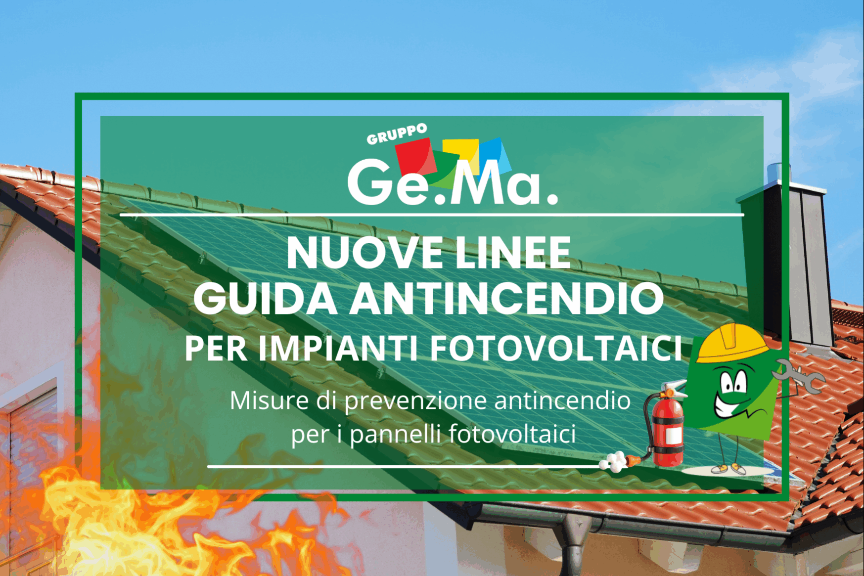 Impianto fotovoltaico nuove linee guida antincendio