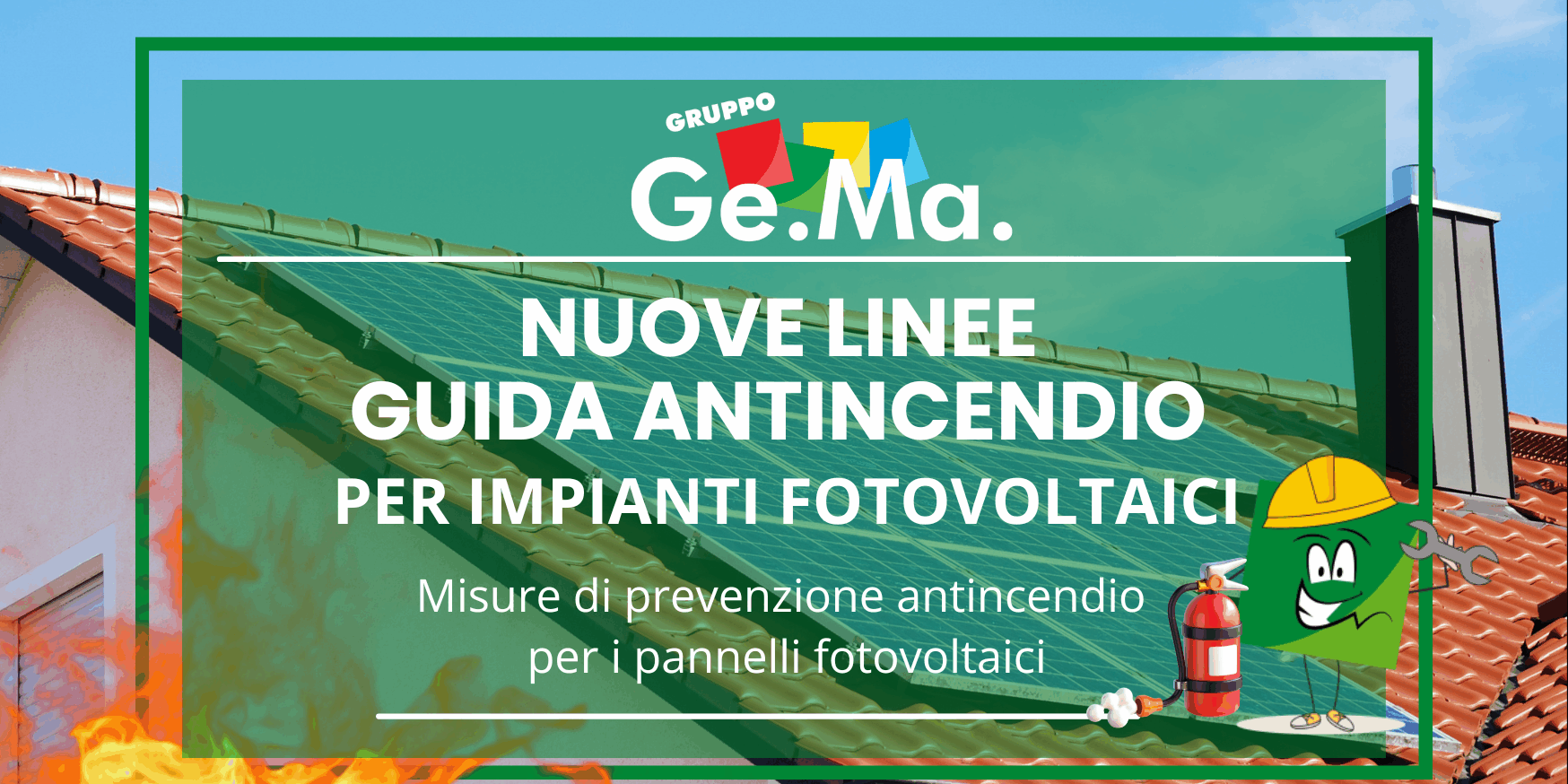 Impianto fotovoltaico nuove linee guida antincendio