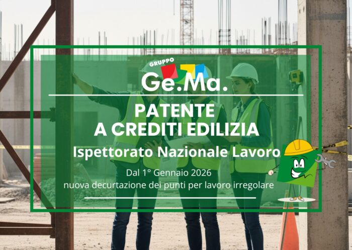 Patente a crediti nei cantieri: nuove sanzioni derivanti dalla nota dell'ispettorato nazionale del lavoro