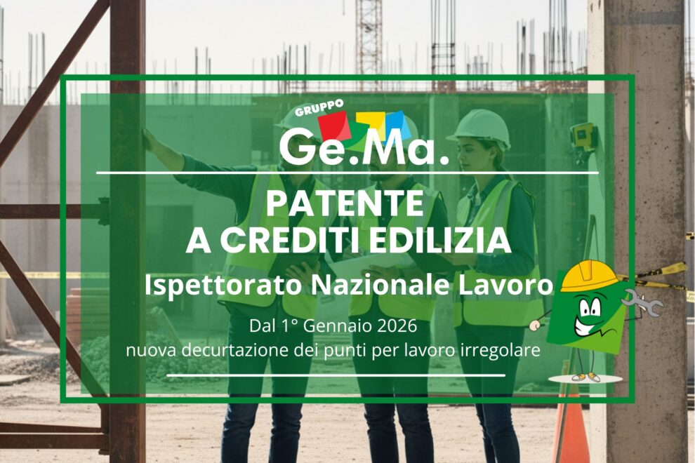 Patente a crediti nei cantieri: nuove sanzioni derivanti dalla nota dell'ispettorato nazionale del lavoro