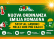 Caldo estremo in Emilia Romagna. Gruppo Ge.Ma, azienda di consulenza aziendale per la sicurezza, illustra l'ordinanza della regione